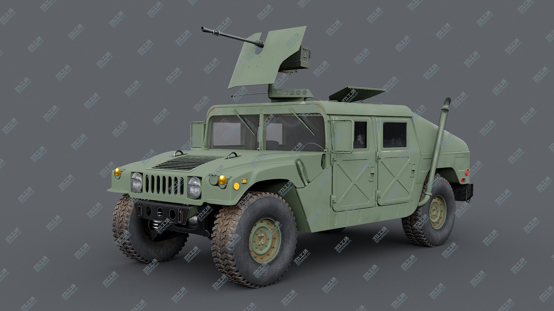 images/goods_img/202105071/3D Humvee M998 M1025 Weapons Carrier Slant Back/1.jpg
